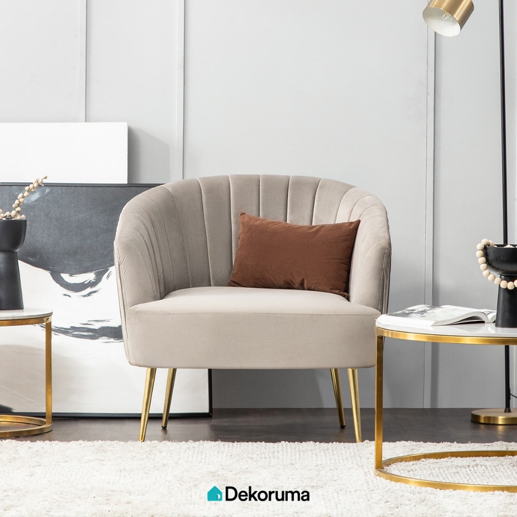 Dekoruma ZIKA Sofa 1 Dudukan Minimalis / Sofa 1 Seater
