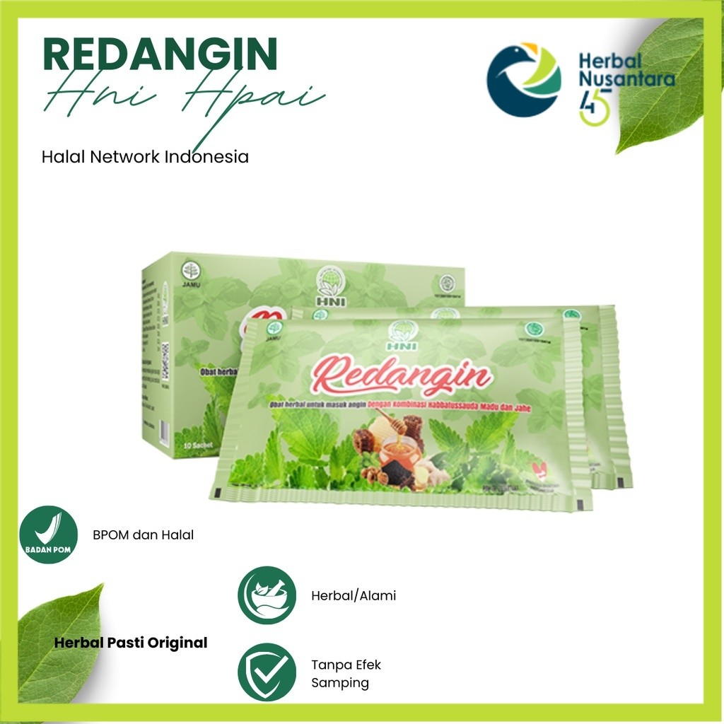

Redangin - Herbal Masuk Angin | Bisa Bayar COD - HNI HPAI BPOM ENGGAL001
