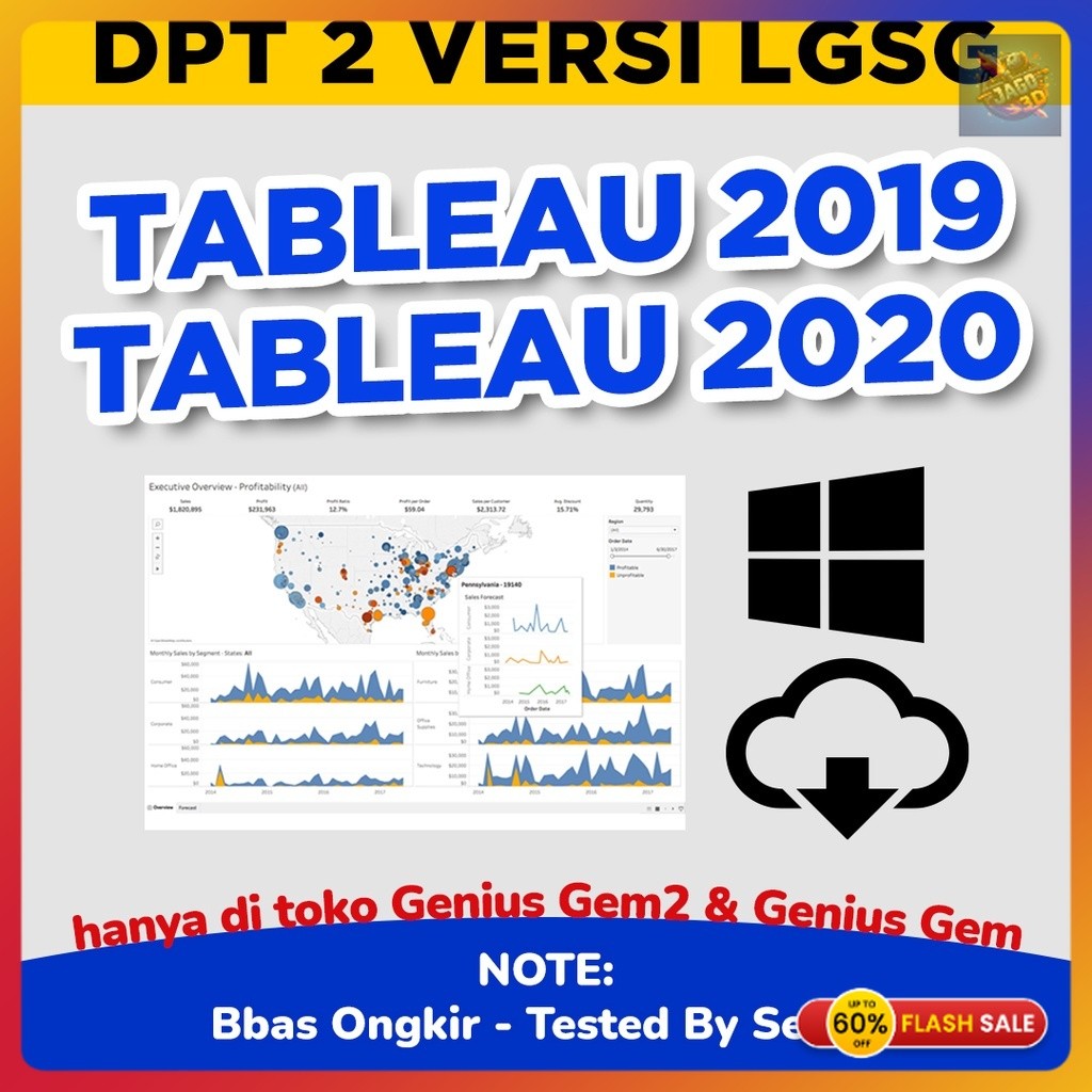 Tableau Desktop Pro 2020 INCLUDE VERSI TERBARU