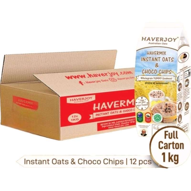 

Haverjoy Havermix Instant Oats & Choco Chips 1 Karton - 12 pcs