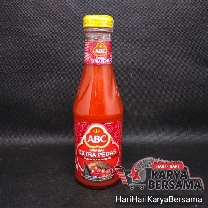 

BAHAN MASAK SAUS SAMBAL ABC EXTRA PEDAS 335ML