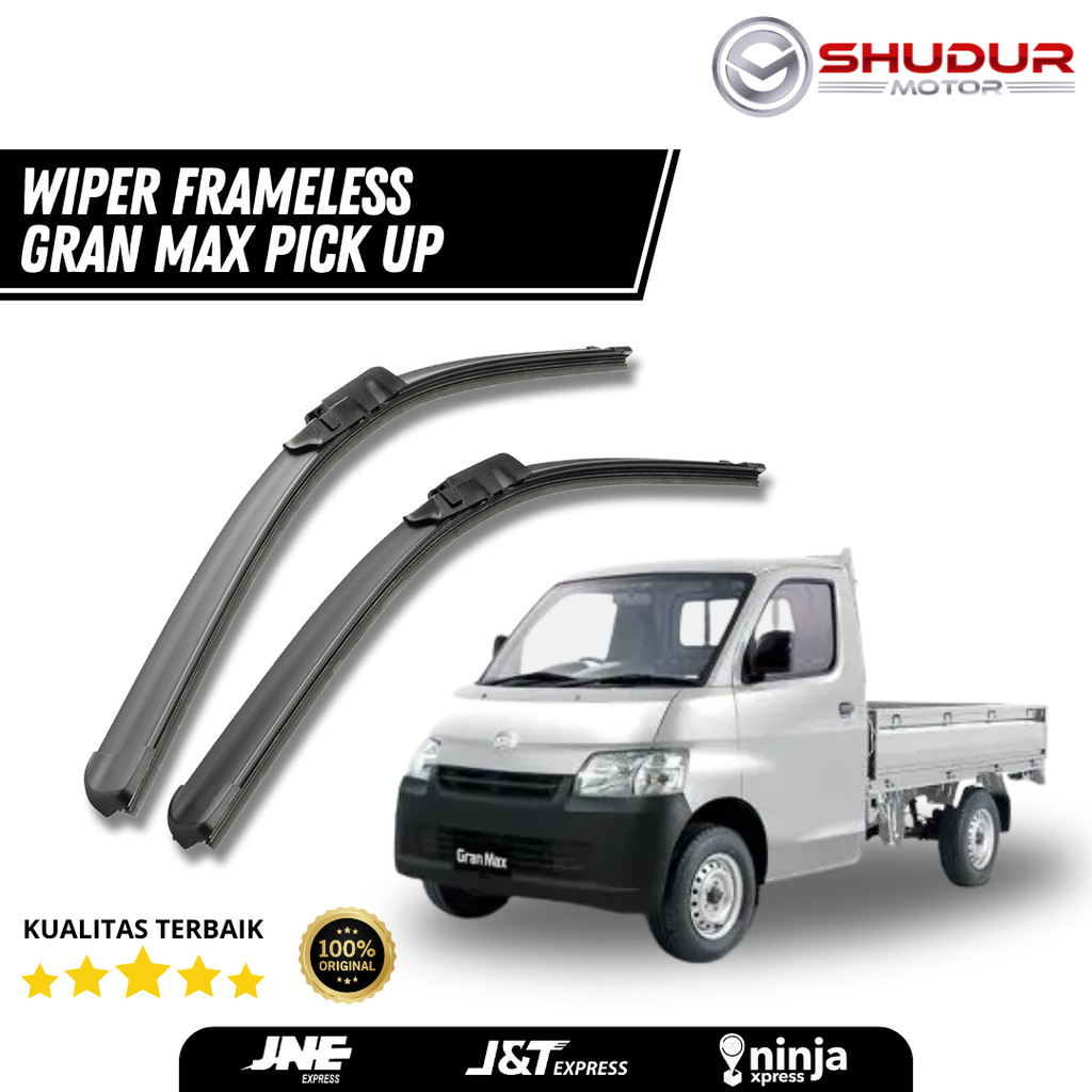 Wiper Mobil Pick Up Gran Max Sapuan Kaca Mobil Model Frameless Banana Karet 1 Set Ori Variasi Mobil 