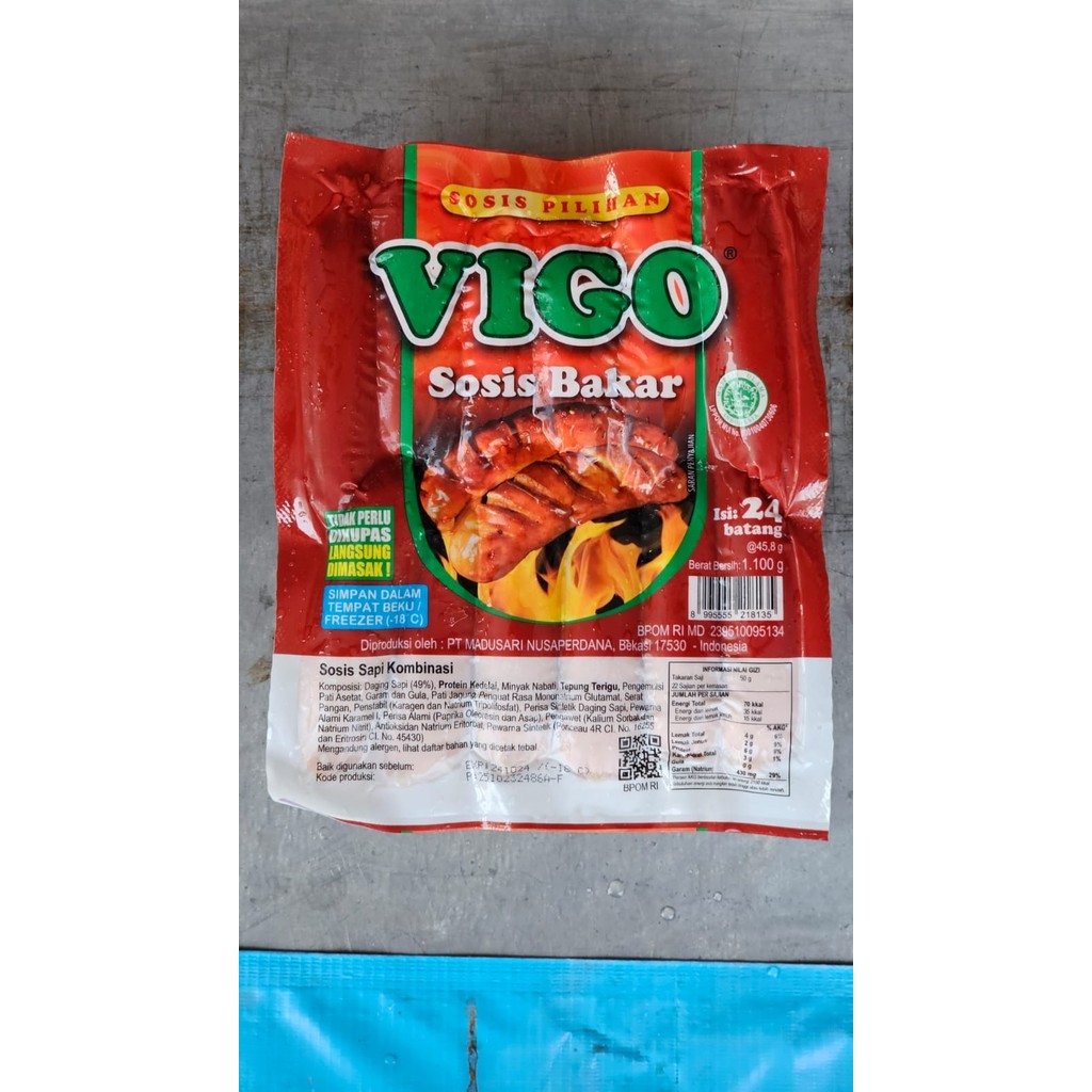 

BAH VO SOSIS BAKAR ISI 24 1100 GRam
