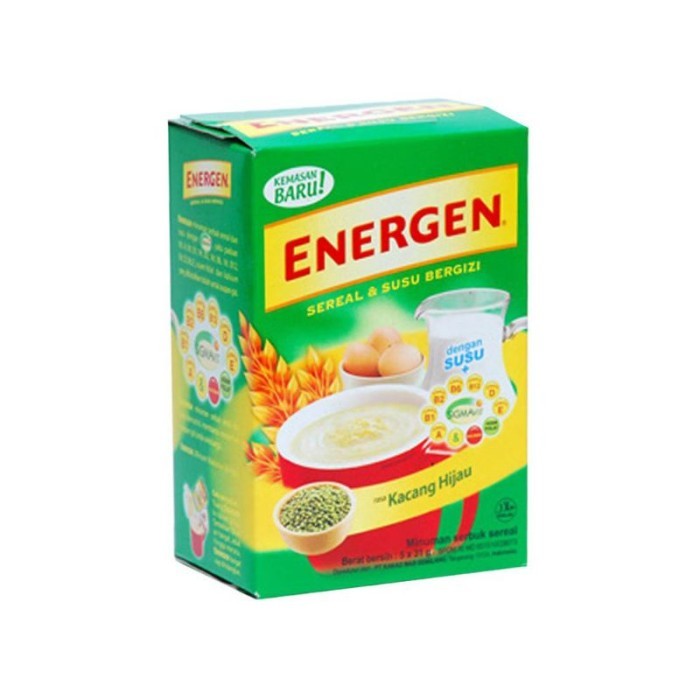 

New Item ENERGEN KACANG HIJAU BOX ISI 5S 175G