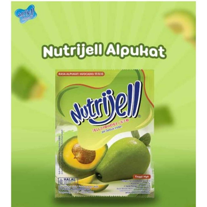 

New Item NUTRIJELL JELLY POWDER AVOCADO SCT 30G