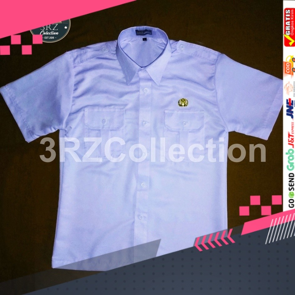 BAHAN PREMIUM / S M L XL XXL XXL UKURAN ALL SIZE //Kemeja putih ASN Baju pdh Pegawai Negeri Sipil/pn