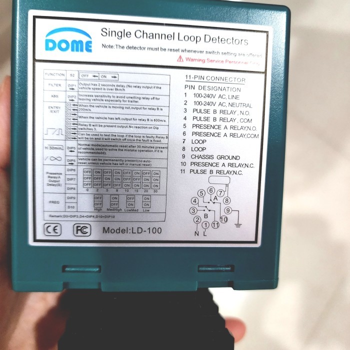 LARIS -Matrix Loop Detector Hijau Single | Vehicle Loop SL100 | VLD Matrix