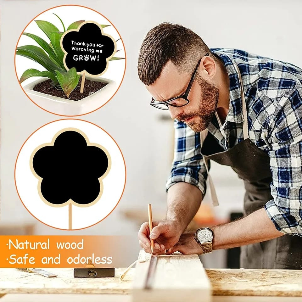 

Mini Chalkboard Papan Tulis for Party Buffet Labels with Stand