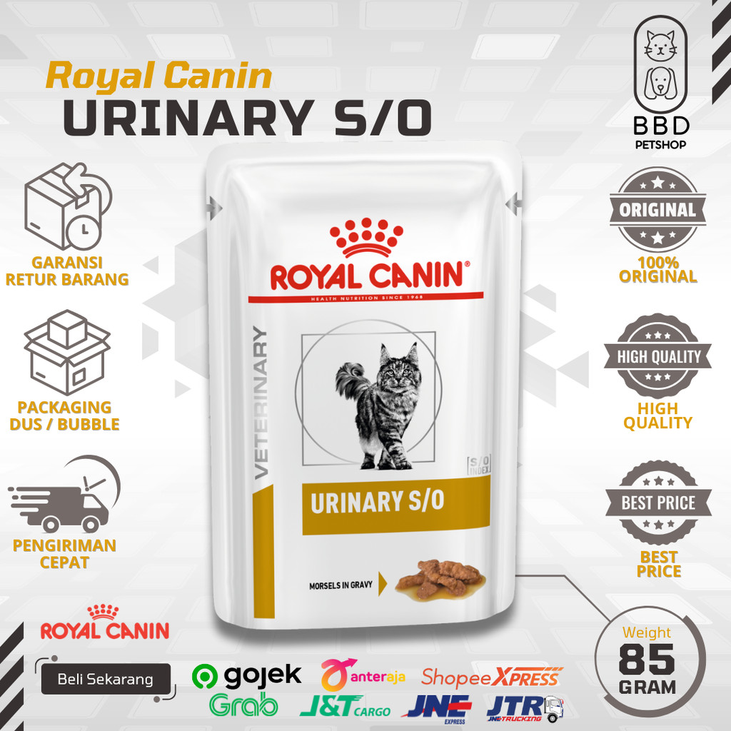 Royal Canin Urinary S/O pouch - makanan basah kucing