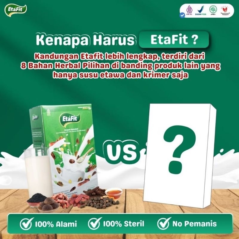 

Etafit Susu Kambing - Etavit Susu Herbal Batuk Sesak Napas - Paket 1 Box Susu Kambing Etawa Asli
