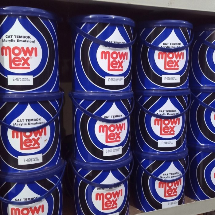 MOWILEX EMULSION E-200 2.5LT [ GALON ] / CAT TEMBOK HITAM / CAT HITAM