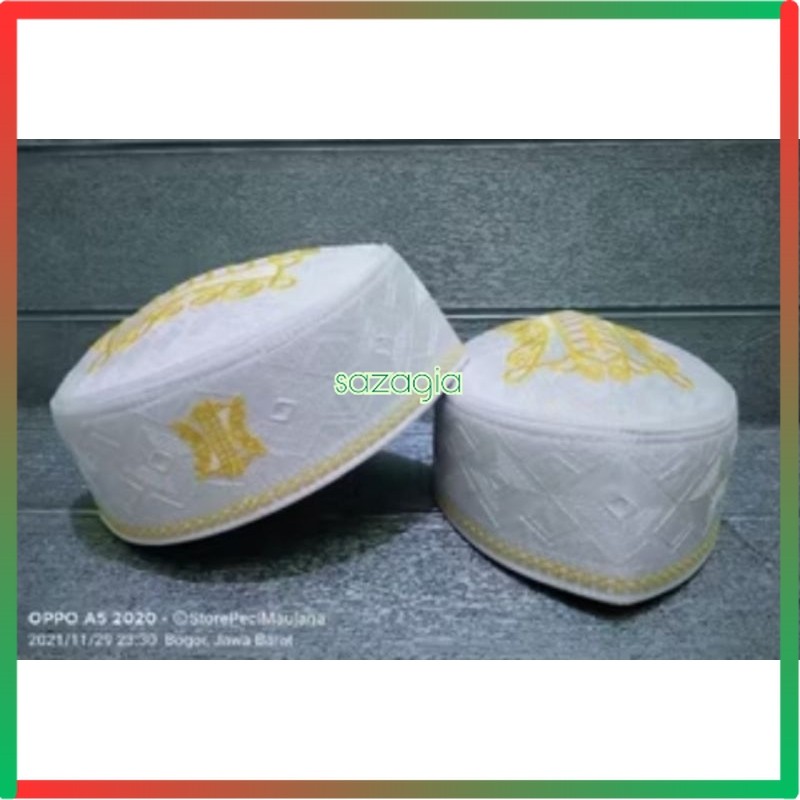 (SG) Peci Kopiah Malaysia Terompah Motif Pintu Aceh