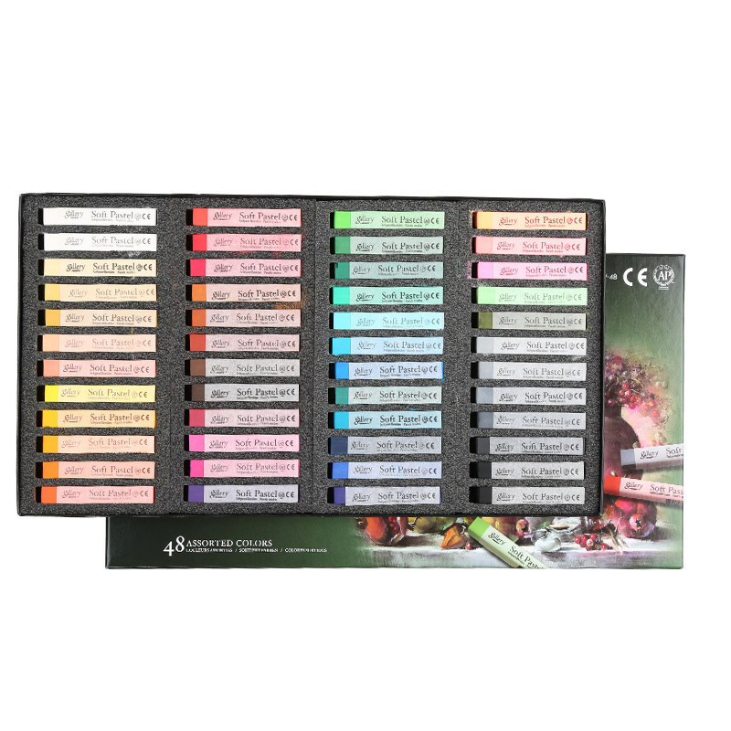 

12/24/36/48 Color Chalk Set Soft Pastel Color Suitable for Beginners A Variety of Painting Pastel Stick Art Painting Stationery
