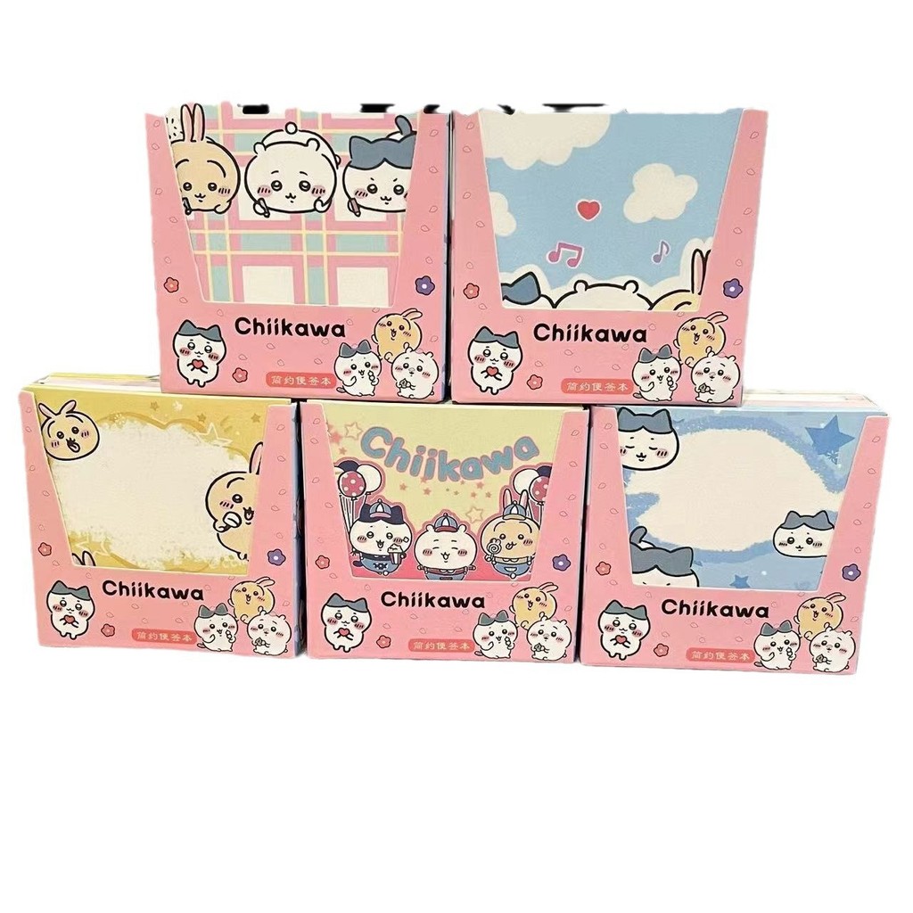 

200/1000 Pages Chiikawa Memo Pad Cartoon Popularity Notes Kawaii Message Paper Students Stationary Sticker Book Girl Gift