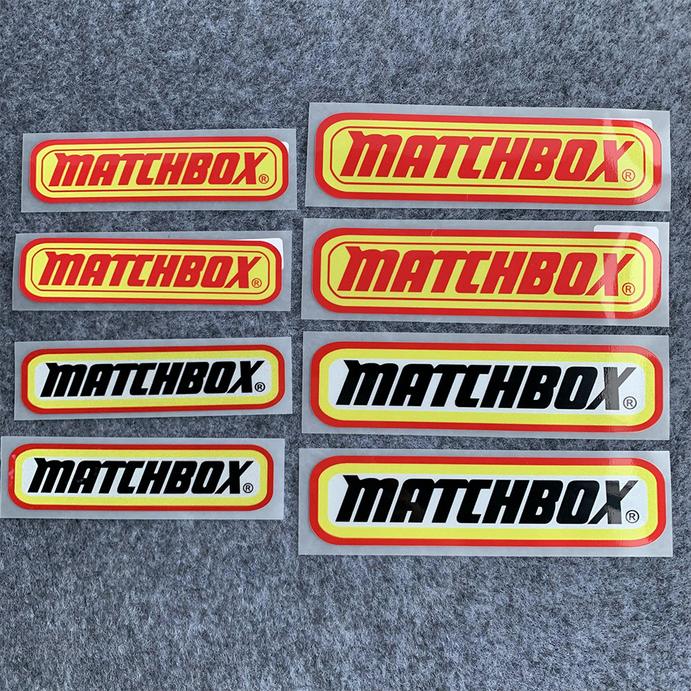 

Matchbox Global Matchbox Car and Motorcycle Stickers Creative Waterproof Reflective Scratch Stickers