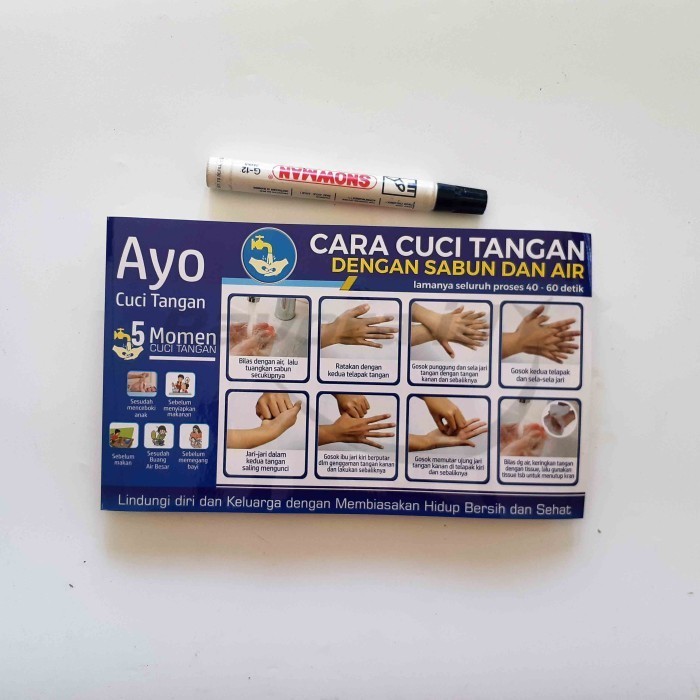 

Stiker Cara Cuci Tangan (Baru)