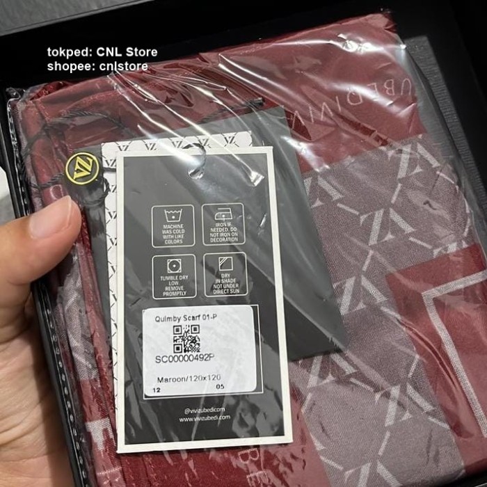 VZ Quimby Scarf Original Vivi Zubedi New York Season Collection - Lilac