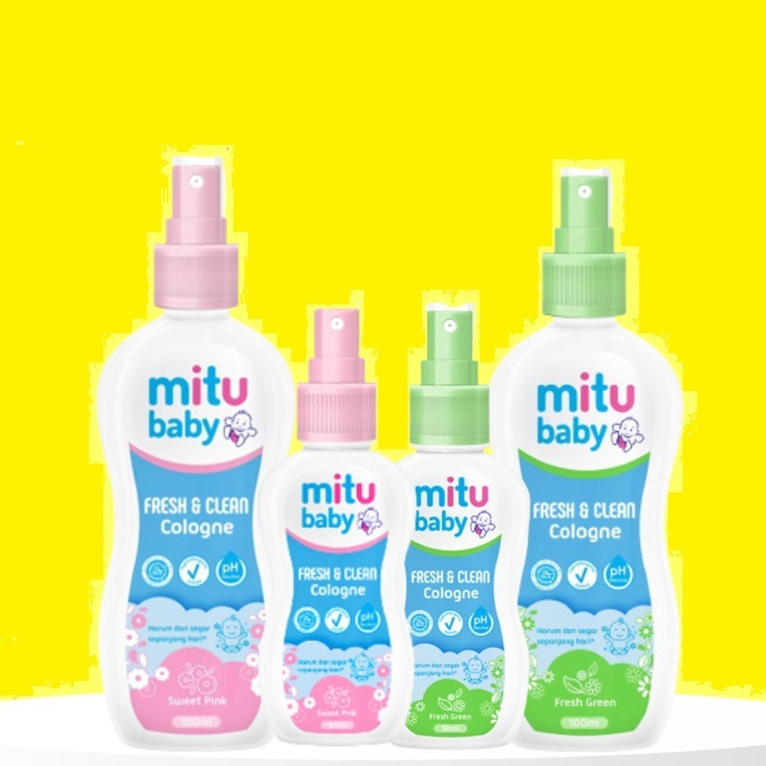 ️  ️ MITU Baby Fresh & Clean Cologne 100 ML | Mitu Baby Cologne