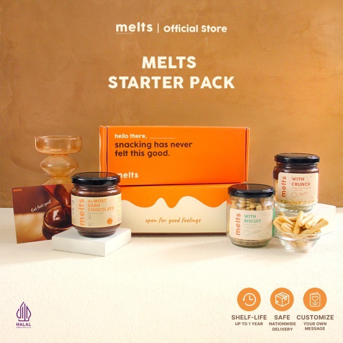 

Melts Starter Pack | Hadiah Bingkisan Kado Gift Set Box - Starter Pack, Without Card