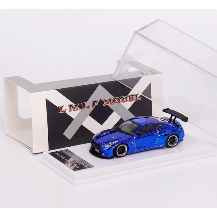 LMLF Nissan GTR R35 Pandem Rocket Bunny GT Wing Electroplate Limited Edition Blue