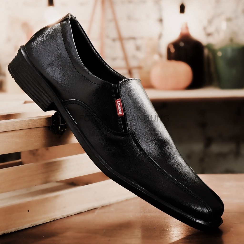 EASTBROOK TERBARU MODEL  01 Sepatu Pantofel Pria Kulit Asli Kerja Kantor Model Slip On ORIGINAL 100%
