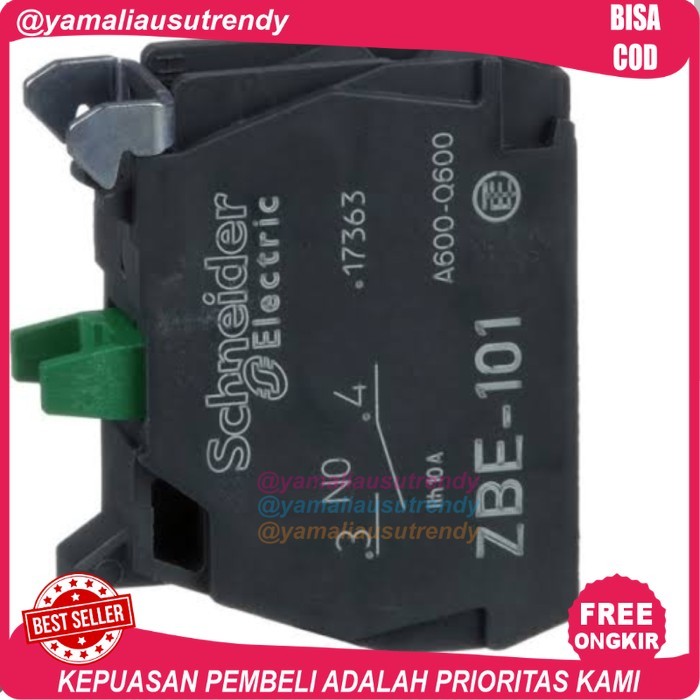 Free Ongkir Kontak Bantu Schneider ZBE 101 / 102 - ZBE102 NC