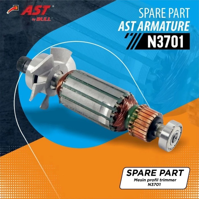 AST N3701 Armature Angker Mesin Trimer Router Profil N 3701 Makita