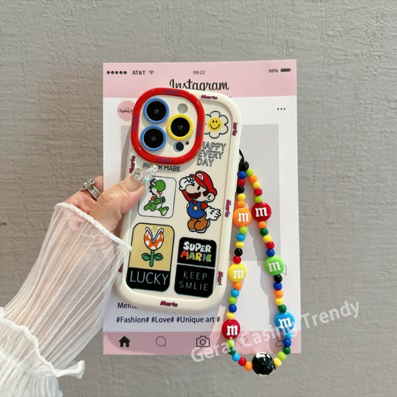 Casing HP Silikon Lembut Warna Merah Motif Mari yang Imut Untuk Case iPhone 11 PRO MAX 12 PRO MAX 13
