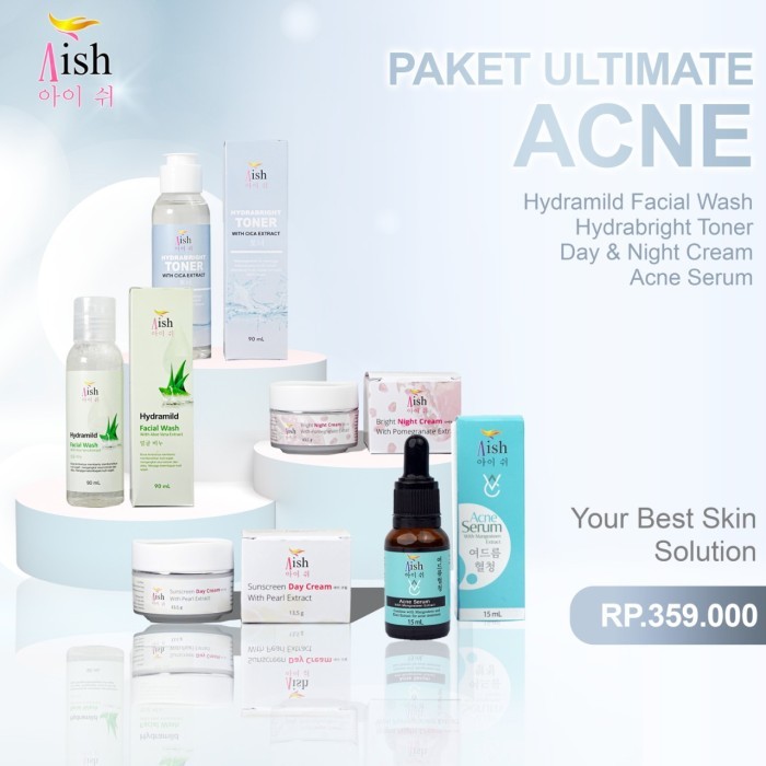AISH PAKET ULTIMATE (PEKET AISH BEAUTY + 1 SERUM) - 100% 0RIGINAL BPOM - PUA