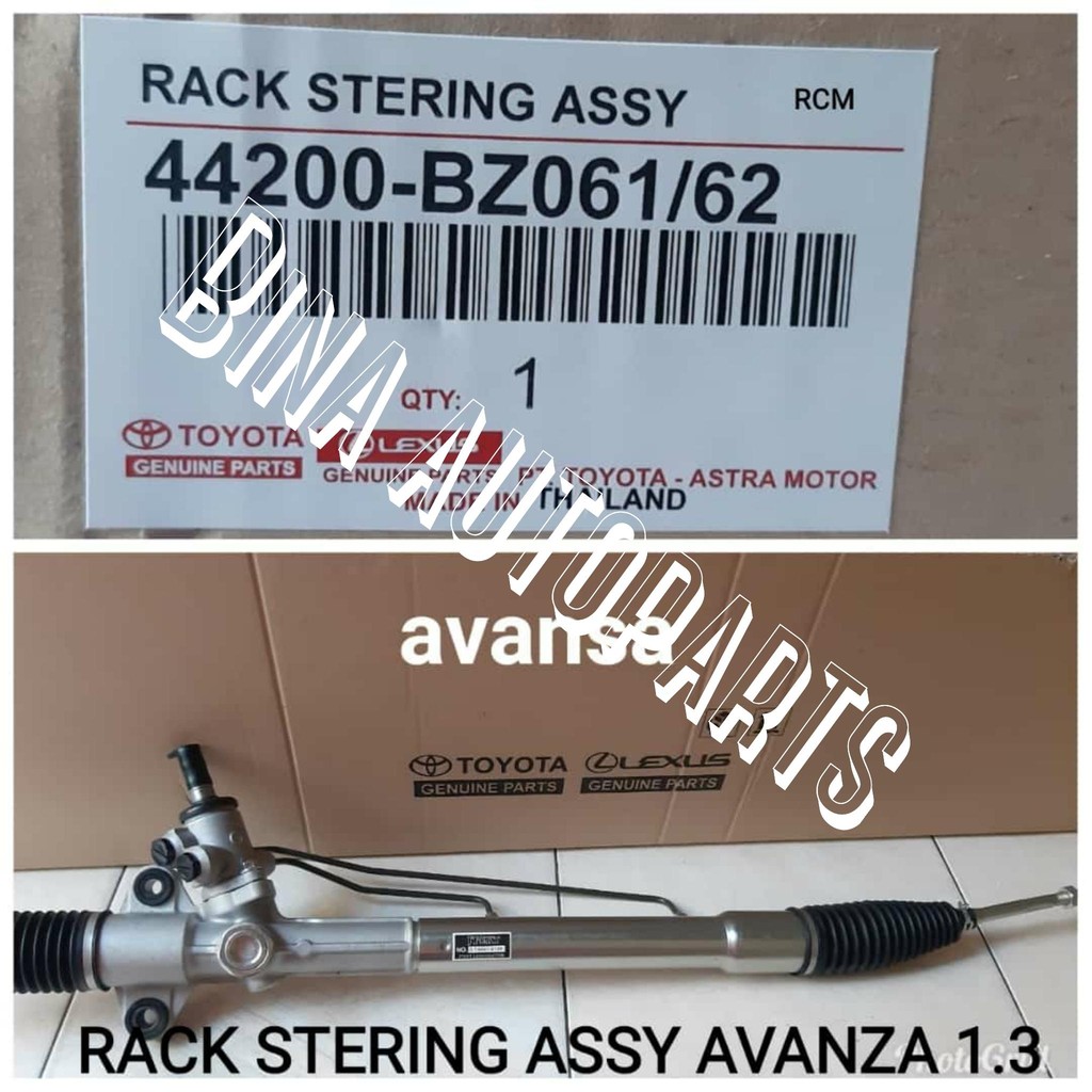 rack steering assy avanza 1.3/xenia 1.3 power steering