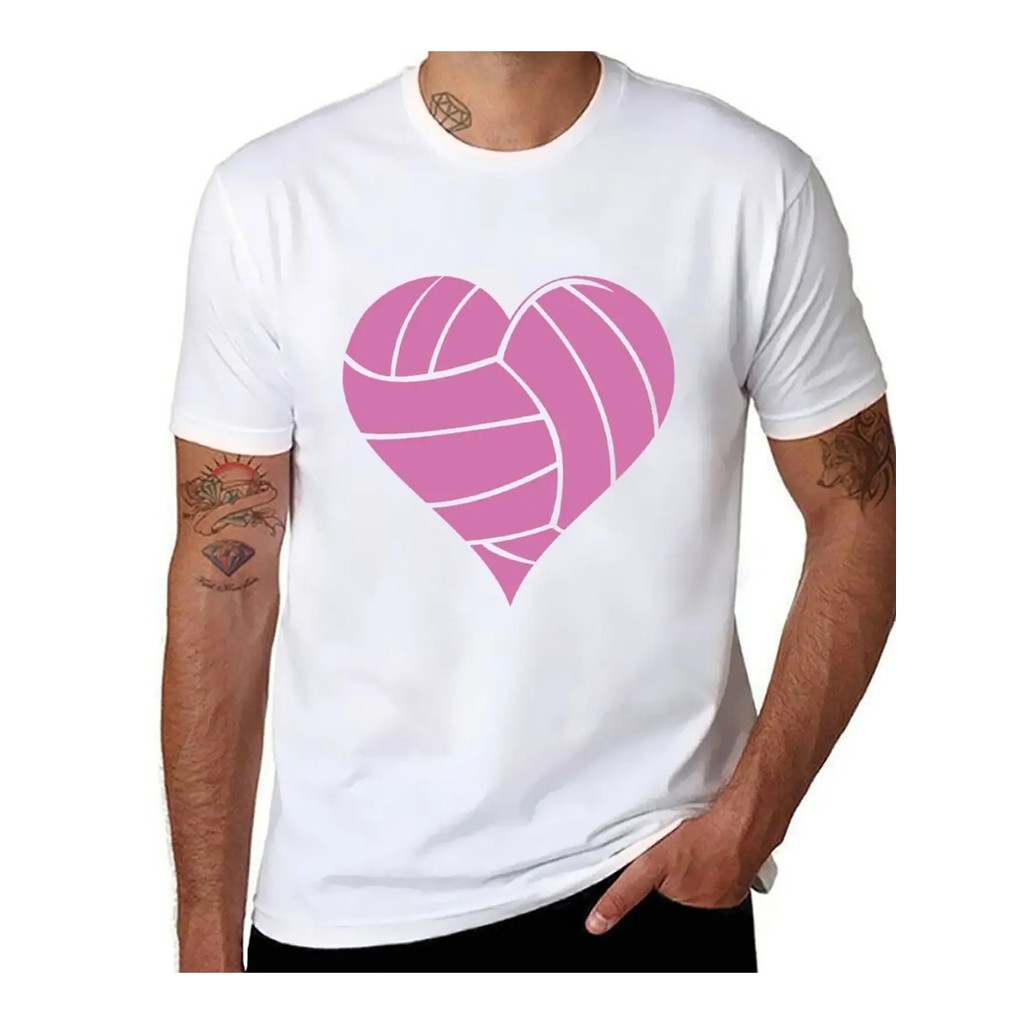 Kaos Tenis Panen Cepat Heart Pria Desain Humor Sepak Bola Putih Kain Katun Grafiik untuk Penggemar B