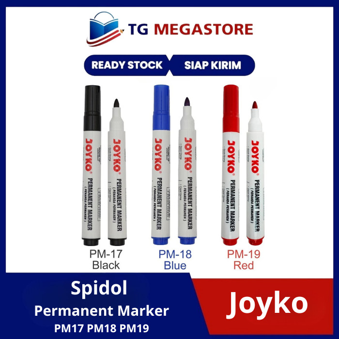 

Spidol Joyko Permanent Marker PM17 PM18 PM19