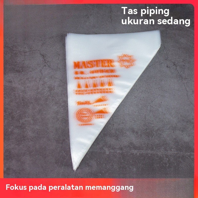 

Alat Memanggang Kantong Pipa Sekali Pakai Sedang Krim Ukuran Besar Sedang Kecil 100 Pcs