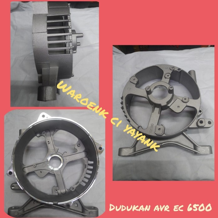 frame rear dudukan avr genset 5000 - 8000 watt genset bensin