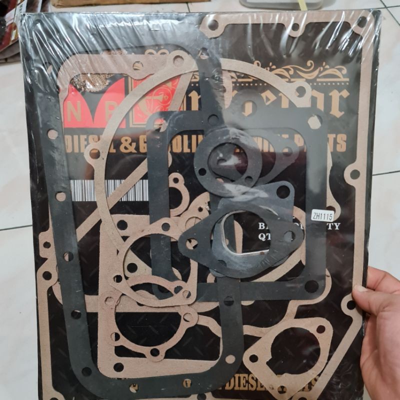 

GASKET FULL SET PACKING SET PAKING KOMPLIT MESIN DIESEL ZH1115 23PK JIANGDONG amplas