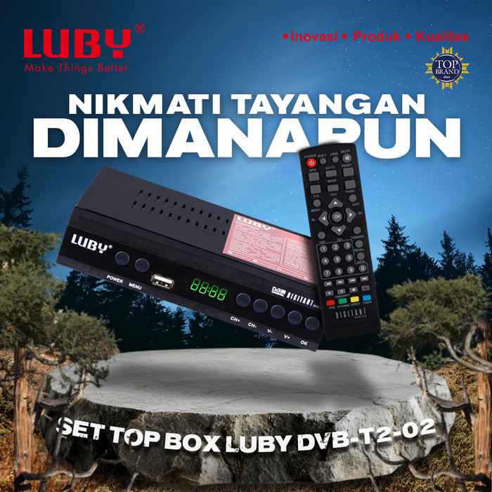Luby Set Top Box Luby DVB-T2-02