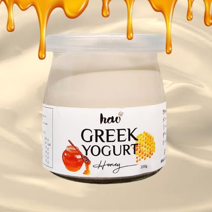 

Hao Greek Yogurt HONEY (Live Active Probiotics Yoghurt) - 200 gram