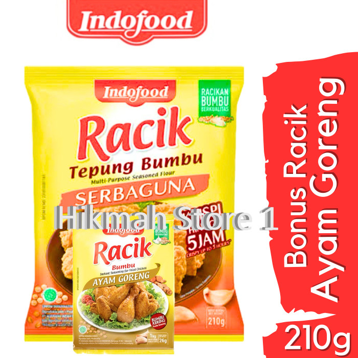 

Racik Tepung Bumbu Serbaguna 210g Gratis 1 Pcs Racik Ayam Goreng