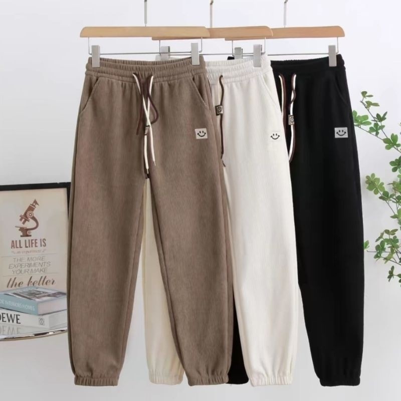 BEST SELLER JOGER IMPORT TERBARU BAHAN KODORAI CELANA PANJANG WANITA