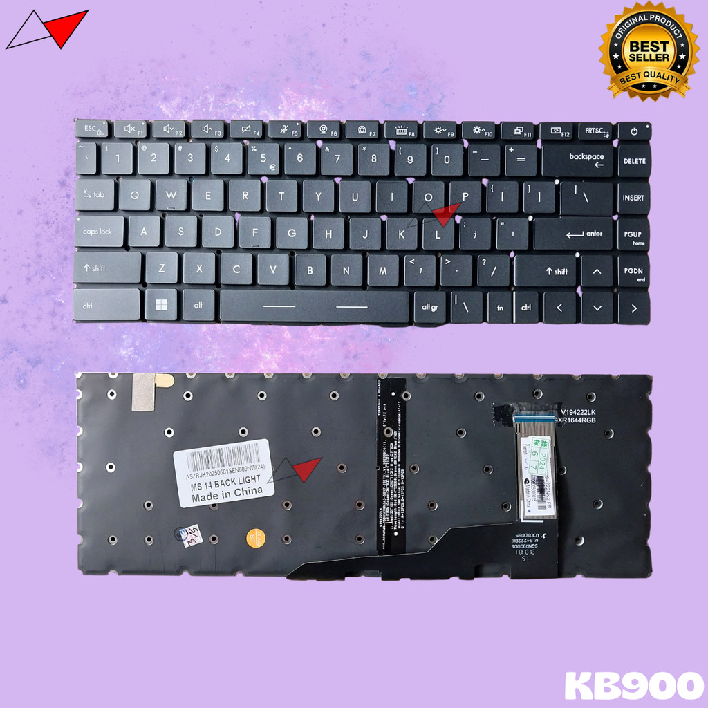 Keyboard MSI Modern 14 MS-14DK MS-14D1 MS-14D3 BACKLIGHT