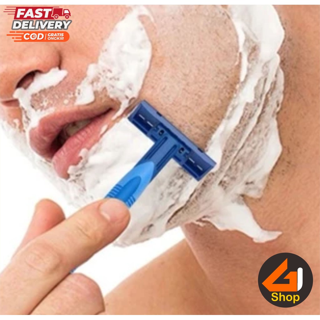 Pisau Silet Cukur Kumis Jenggot Brewok Jambang Bulu Kaki Beard Shaver