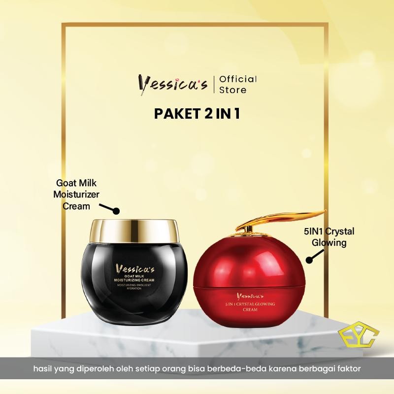 

FYC - Yessica's Paket 2IN1 Crystal Glowing + Goat Milk Cream