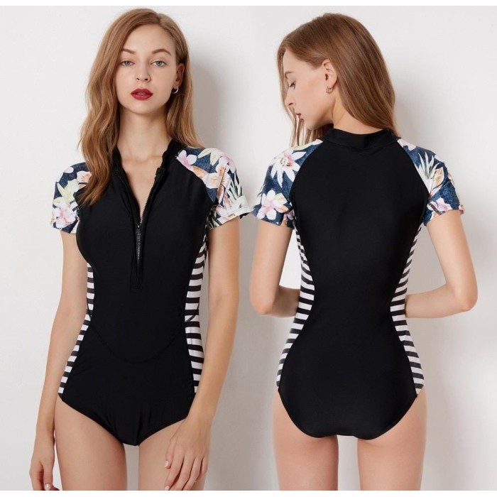 CLARA handy swimsuit import wanita rashguard baju renang swimwear bali - L