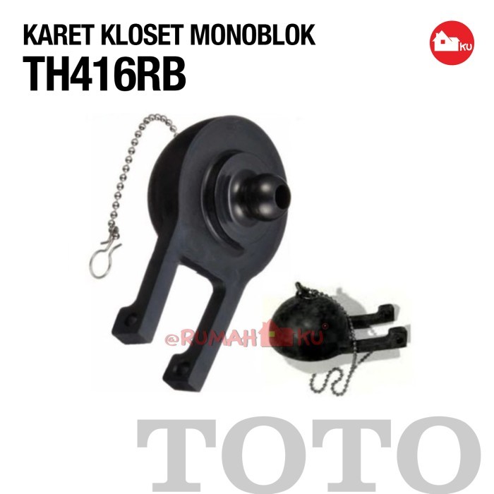 

TOTO TH416R RUBBER FLAPPER&CHAIN FOR TX216C,TX202C KARET & RANTAI Kloset