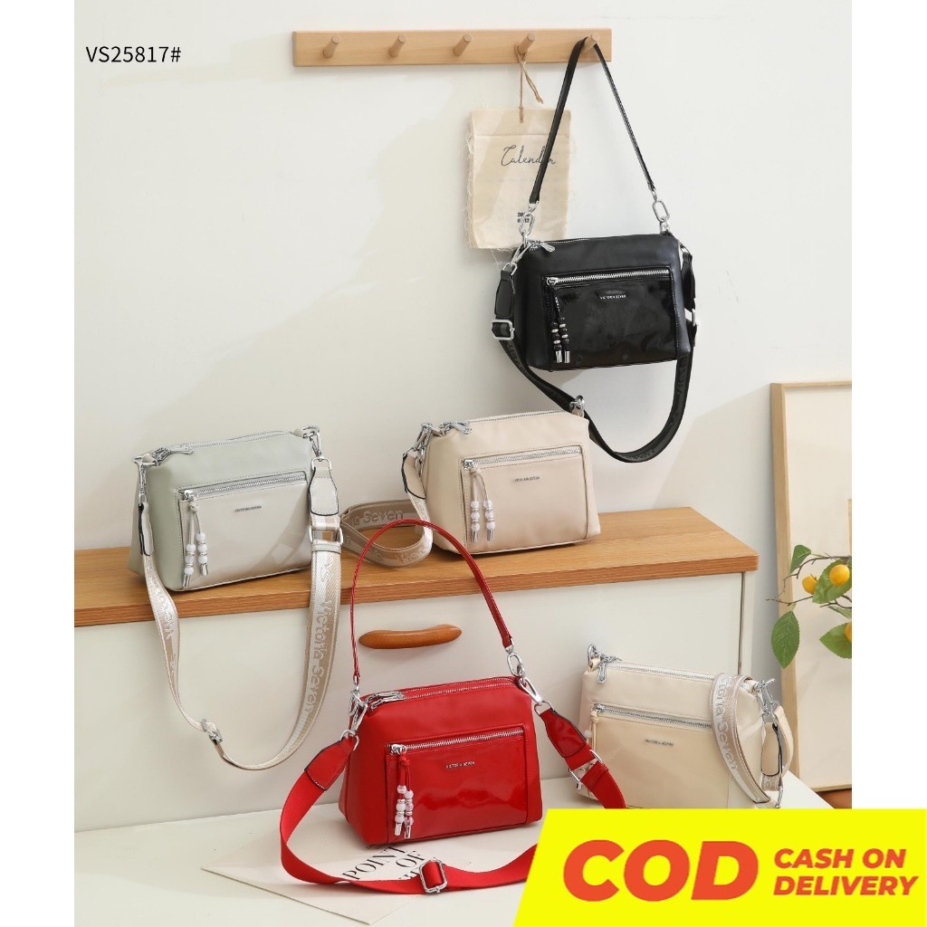 BAGBSB TAS SELEMPANG SLING VS25817 LEATHER KULIT TENTENG CROSSBODY WANITA