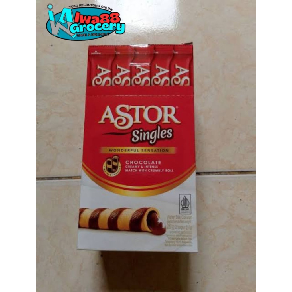 

Astor singles wafer roll 1box