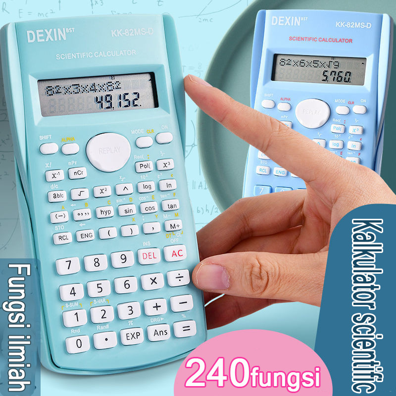 

Kalkulator Scientific Resmi Sekolah - Multifungsi untuk Ujian SMP/SMA, Baterai Tahan Lama & Layar HD Jernih