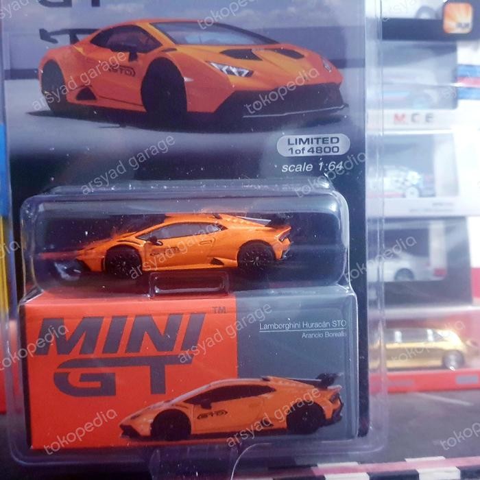 HJ99 Diecast Mini GT Lamborghini Huracan STO Arancio no 511 Blister