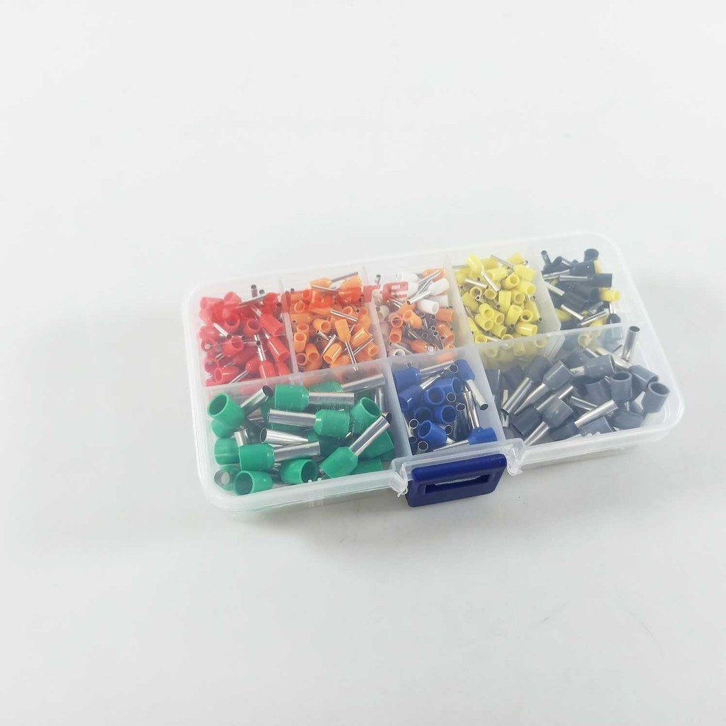 400 PCS Sambungan Kabel Listrik Skun Ferrules Insulated Terminal Block Connector Taffware / Skun Fer