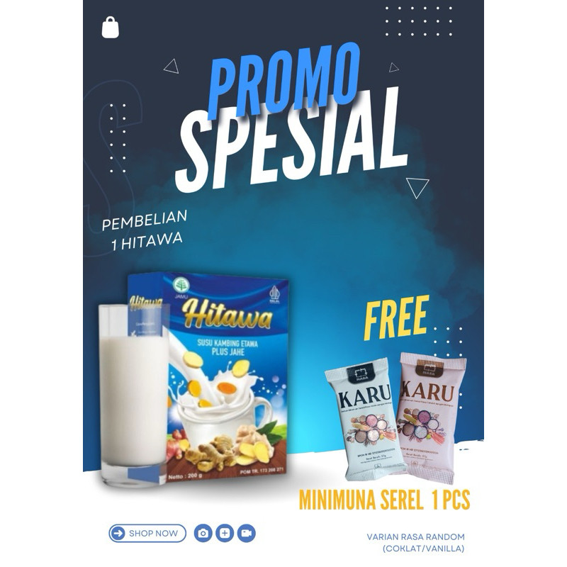 

SSS Hitawa 200gr Susu Kambing Etawa Plus Jahe / Susu Jahe